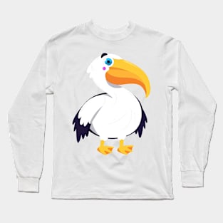 Pelican Bird Funny Long Sleeve T-Shirt